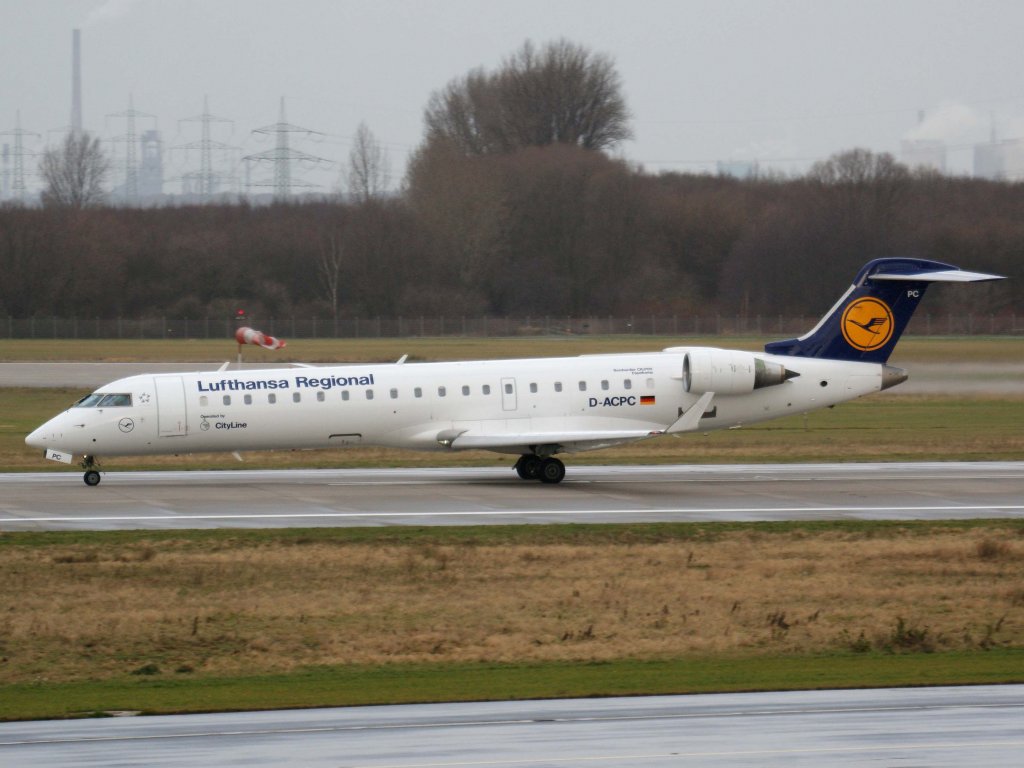 Lufthansa Regional (CityLine), D-ACPC  Espelkamp , Bombardier, CRJ-700 ER, 06.01.2012, DUS-EDDL, Dsseldorf, Germany 