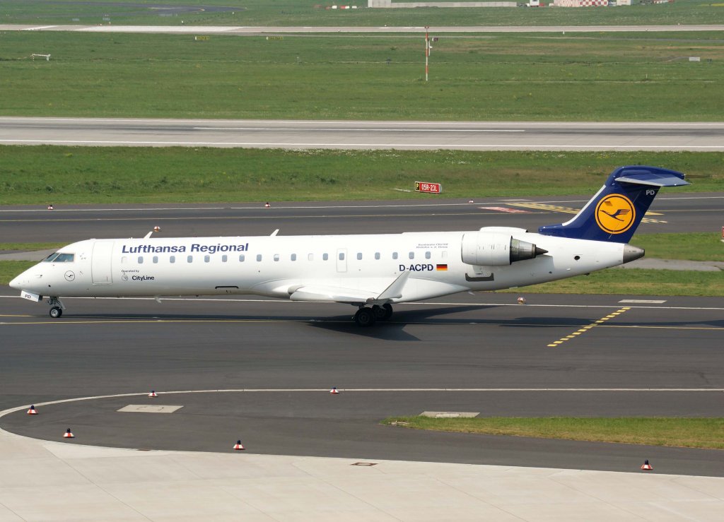 Lufthansa Regional (CityLine), D-ACPD  Vilshofen an der Donau , Bombardier CRJ-700 ER, 29.04.2011, DUS-EDDL, Dsseldorf, Germany 

