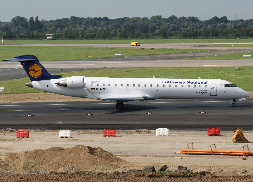Lufthansa Regional (CityLine), D-ACPK (Besigheim), Bombardier CRJ-700 ER, 2008.08.31, DUS, Dsseldorf, Germany