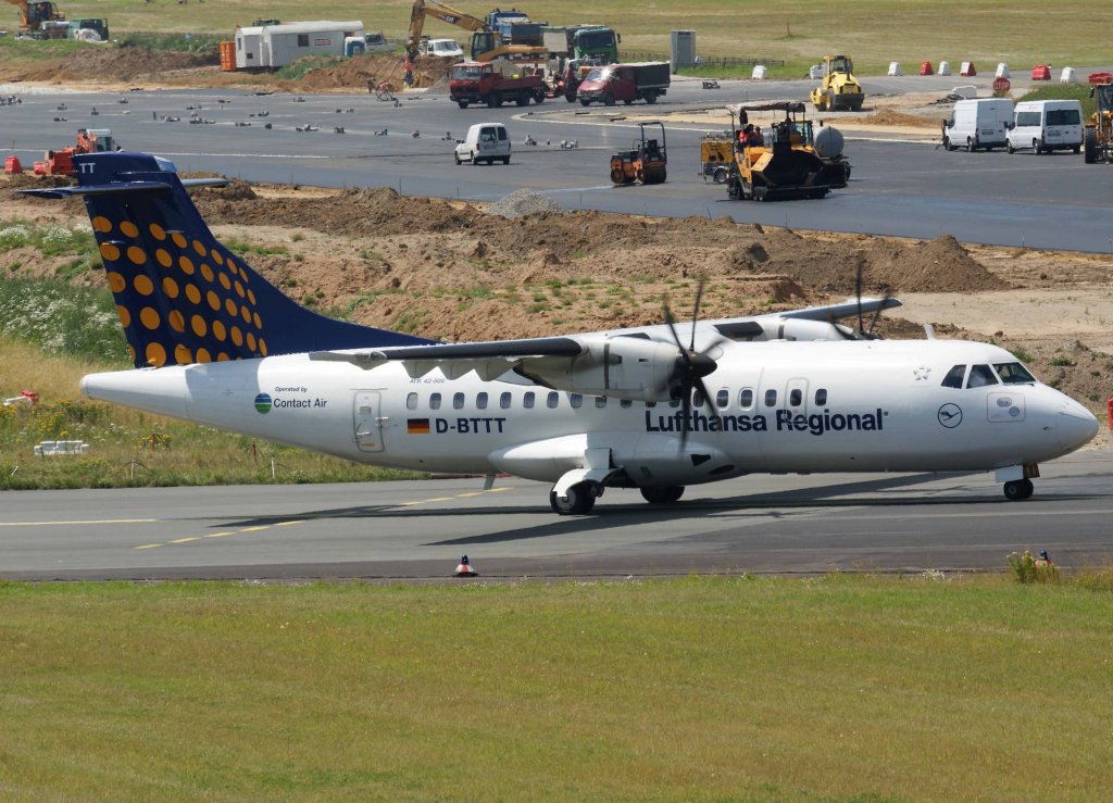 Lufthansa Regional (Contact Air), D-BTTT, ATR 42-500, 2008.07.15, DUS, Dsseldorf, Germany
