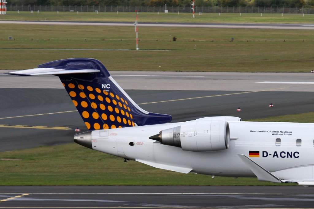 Lufthansa Regional (Eurowings), D-ACNC  Weil a. Rhein , Bombardier, CRJ-900 NG (Seitenleitwerk/Tail), 22.09.2012, DUS-EDDL, Dsseldorf, Germany