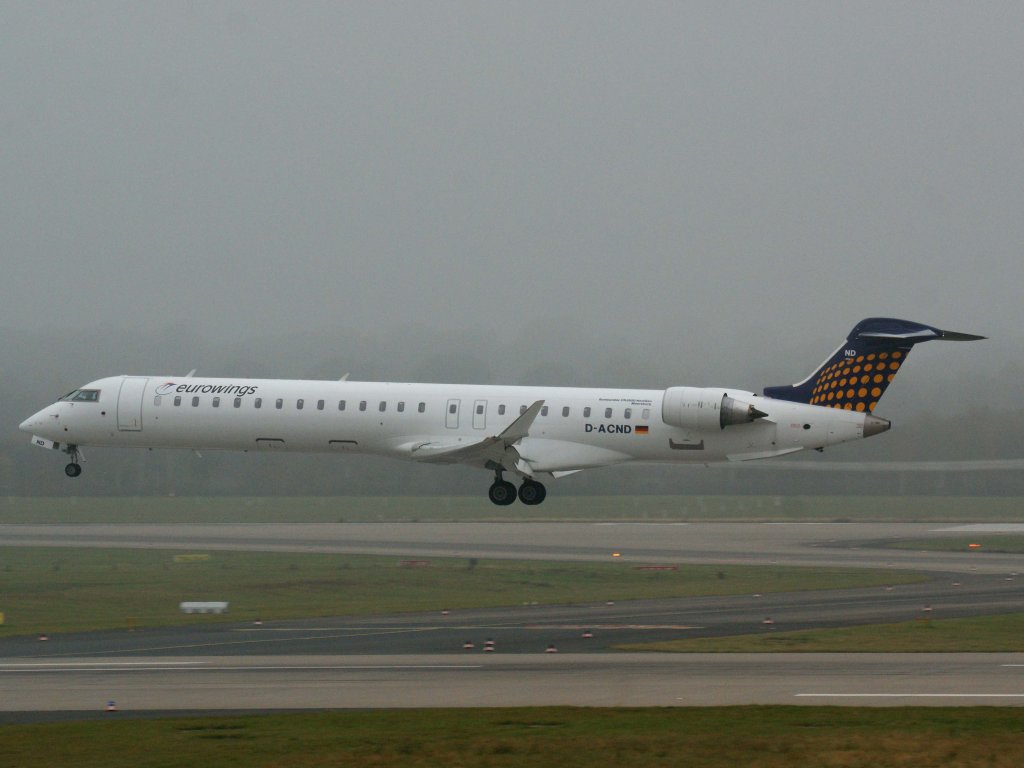 Lufthansa Regional (Eurowings), D-ACND  Meersburg , CRJ-900 NG, 13.11.2011, DUS-EDDL, Dsseldorf, Gemany 