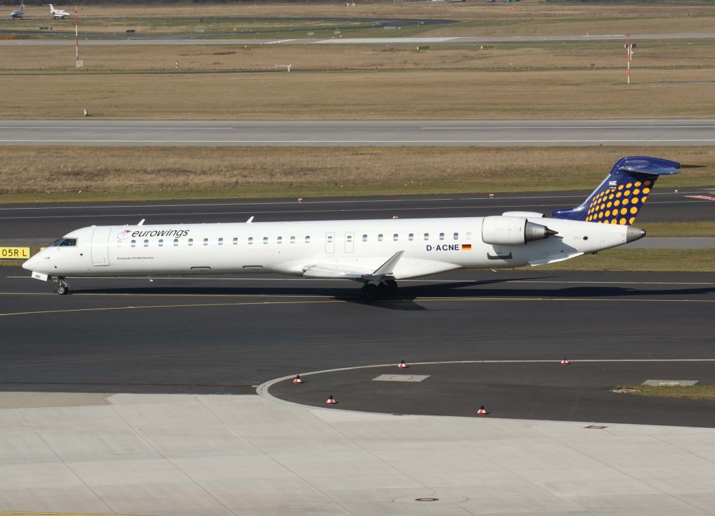 Lufthansa Regional (Eurowings), D-ACNE, Bombardier CRJ-900 NG, 2010.03.03, DUS, Dsseldorf, Germany
