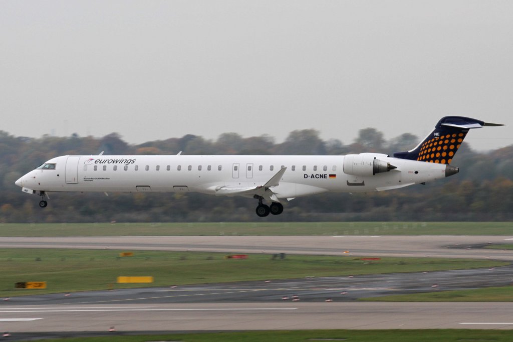 Lufthansa Regional (Eurowings), D-ACNE  Helmstedt , Bombardier, CRJ-900 NG, 10.11.2012, DUS-EDDL, Dsseldorf, Germany 