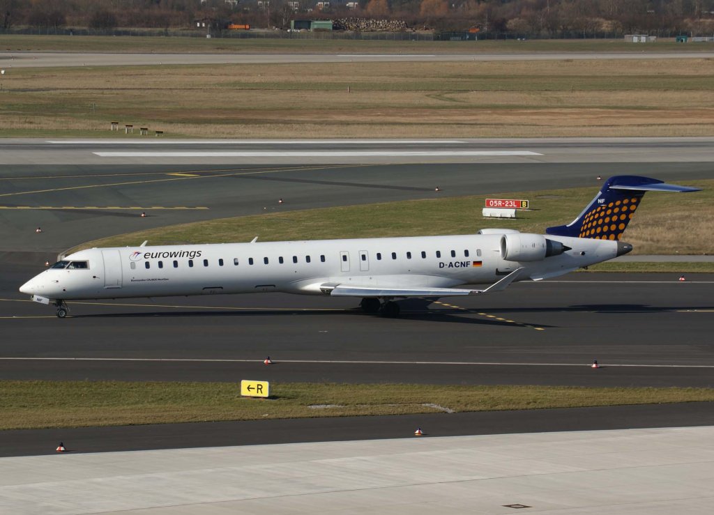 Lufthansa Regional (Eurowings), D-ACNF, Bombardier CRJ-900 NG, 2010.03.03, DUS, Dsseldorf, Germany
