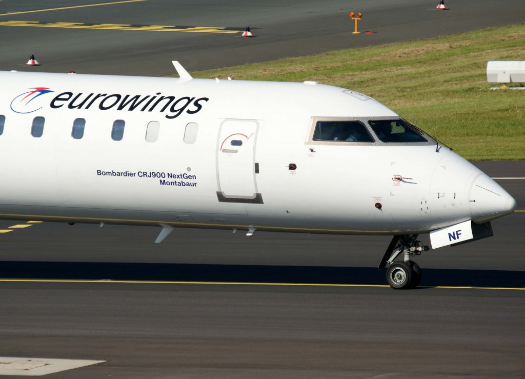Lufthansa Regional (Eurowings), D-ACNF, Bombardier CRJ-900 NG  Montabaur  (Bug/Nose), 2010.09.22, DUS-EDDL, Dsseldorf, Germany

