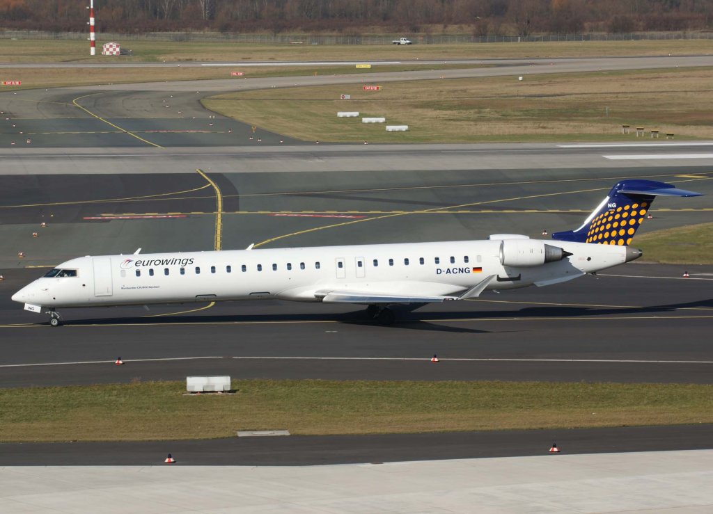 Lufthansa Regional (Eurowings), D-ACNG, Bombardier CRJ-900 NG, 2010.03.03, DUS, Dsseldorf, Germany
