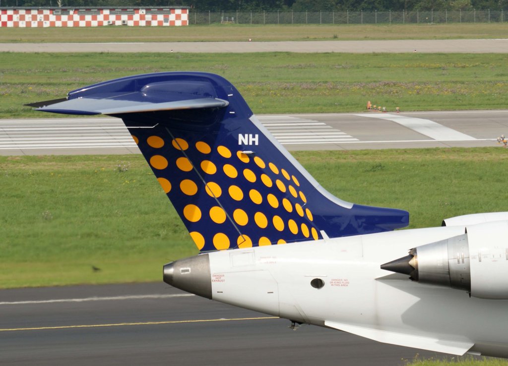 Lufthansa Regional (Eurowings), D-ACNH, Bombardier CRJ-900 NG (Seitenleitwerk/Tail), 2010.09.23, DUS-EDDL, Dsseldorf, Germany