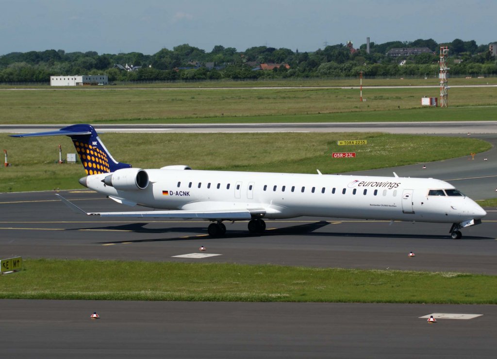 Lufthansa Regional (Eurowings), D-ACNK, Bombardier CRJ-900 NG, 2010.06.11, DUS-EDDL, Dsseldorf, Germany 

