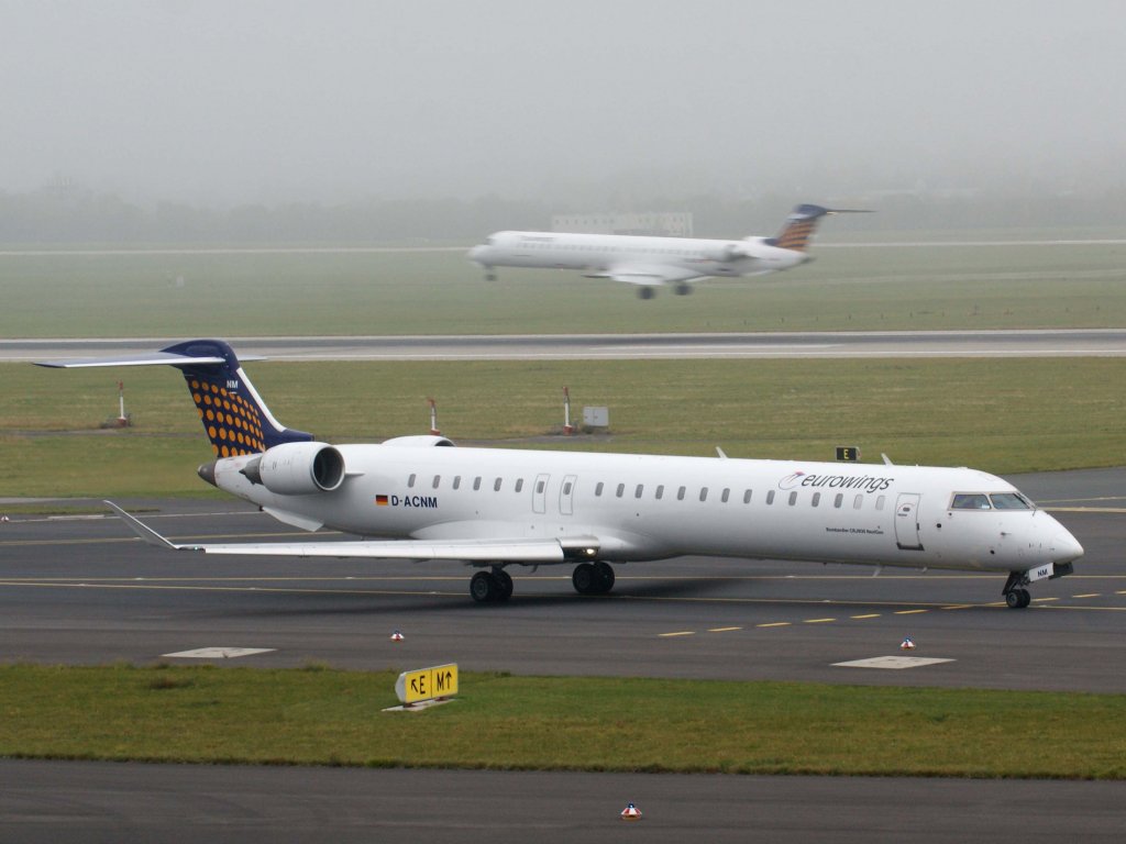 Lufthansa Regional (Eurowings), D-ACNM  ohne Namen , CRJ-900 NG, 13.11.2011, DUS-EDDL, Dsseldorf, Germany 