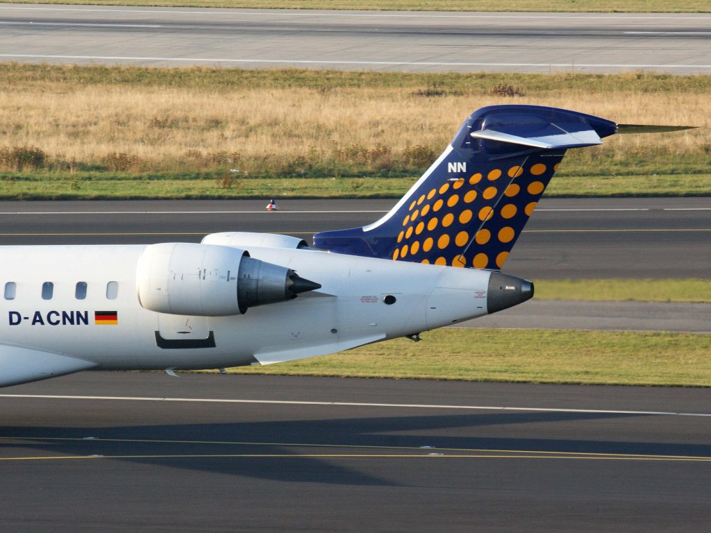 Lufthansa Regional (Eurowings), D-ACNN  ohne Namen , Bombardier, CRJ-900 NG (Seitenleitwerk/Tail), 13.11.2011, DUS-EDDL, Dsseldorf, Germany 
