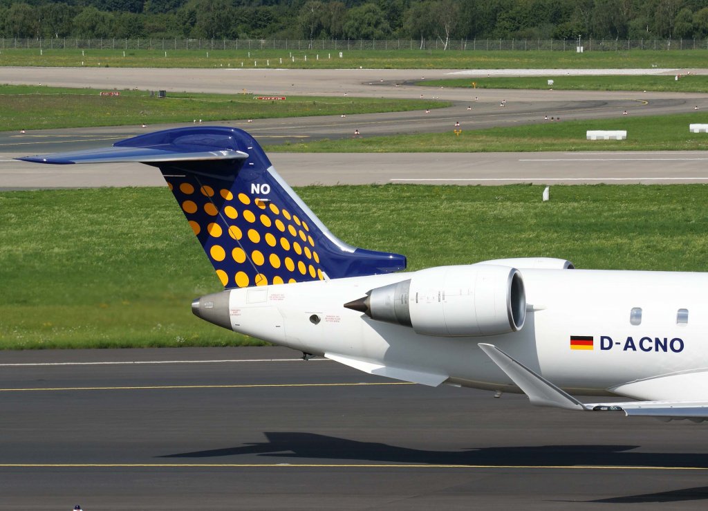Lufthansa Regional (Eurowings), D-ACNO, Bombardier CRJ-900 NG (Seitenleitwerk/Tail), 2010.08.28, DUS-EDDL, Dsseldorf, Germany 

