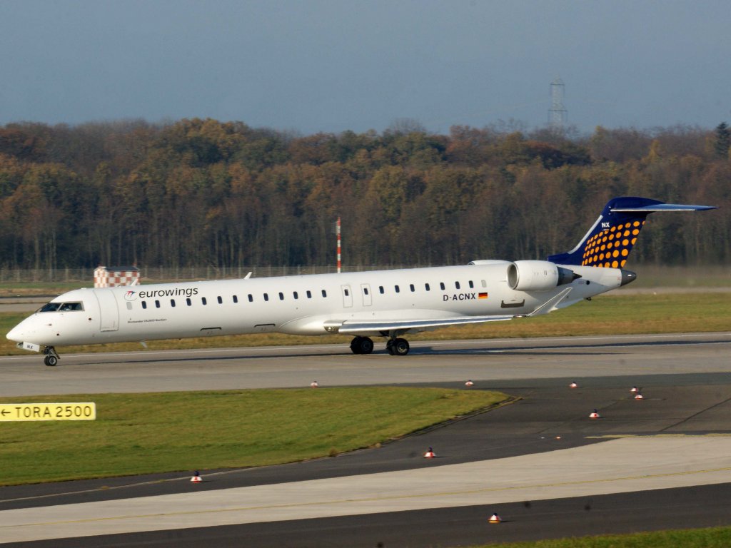 Lufthansa Regional (Eurowings), D-ACNX  ohne Namen , Bombardier, CRJ-900 NG, 13.11.2011, DUS-EDDL, Dsseldorf, Germany 
