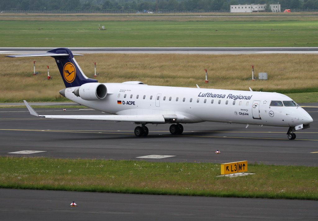 Lufthansa Regional (Eurowings), D-ACPE  Bad Belziog , Bombardier, CRJ-700 ER, 01.07.2013, DUS-EDDL, Dsseldorf, Germany 