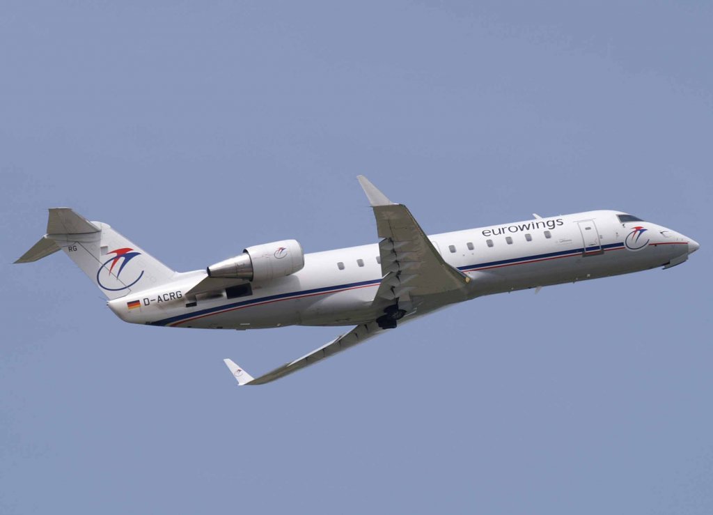 Lufthansa Regional (Eurowings), D-ACRG (EW-Lackierung), Bombardier CRJ-200 LR, 2008.06.02, DUS, Dsseldorf, Germany