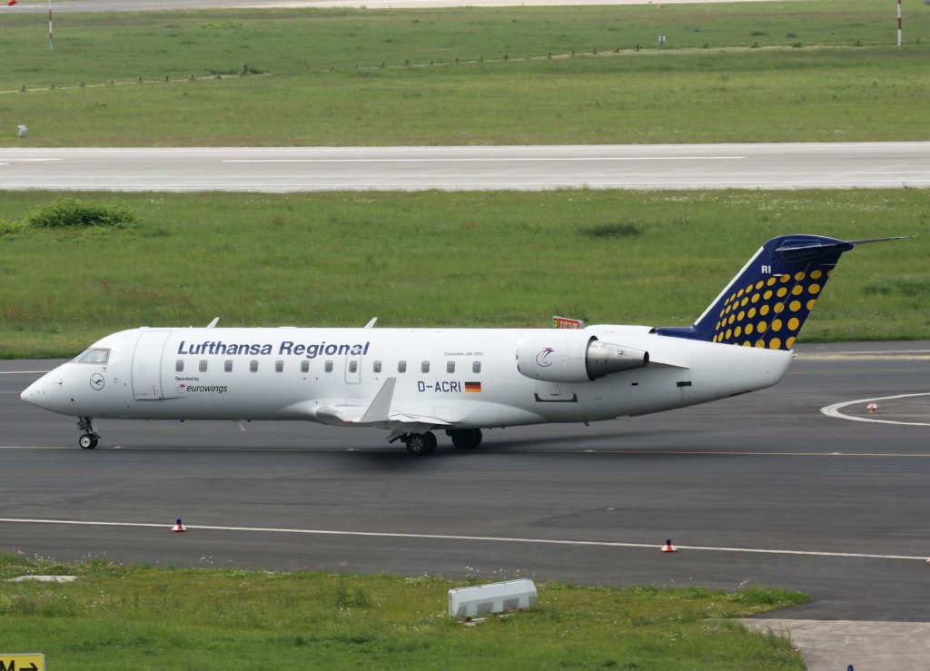 Lufthansa Regional (Eurowings), D-ACRI, Bombardier CRJ-200 LR, 2009.05.13, DUS, Dsseldorf, Germany