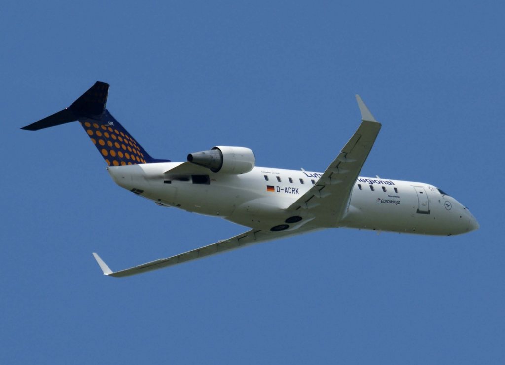 Lufthansa Regional (Eurowings), D-ACRK, Bombardier CRJ-200 LR, 2009.05.13, DUS, Dsseldorf, Germany