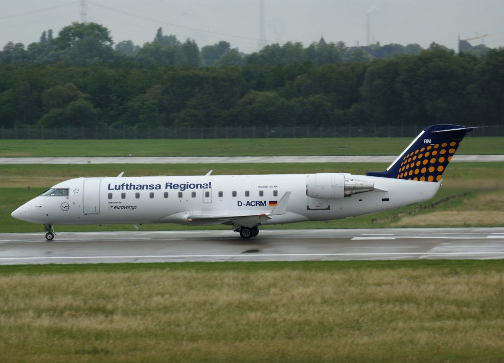 Lufthansa Regional (Eurowings), D-ACRM, Bombardier CRJ-200 LR, 20.06.2011, DUS-EDDL, Düsseldorf, Germany 

