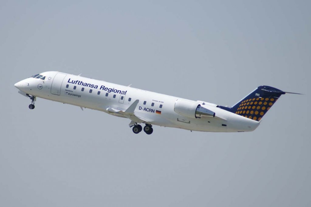 Lufthansa Regional (Eurowings), D-ACRN, Bombardier CRJ-200 LR, 2006.06.12, DUS, Dsseldorf, Germany