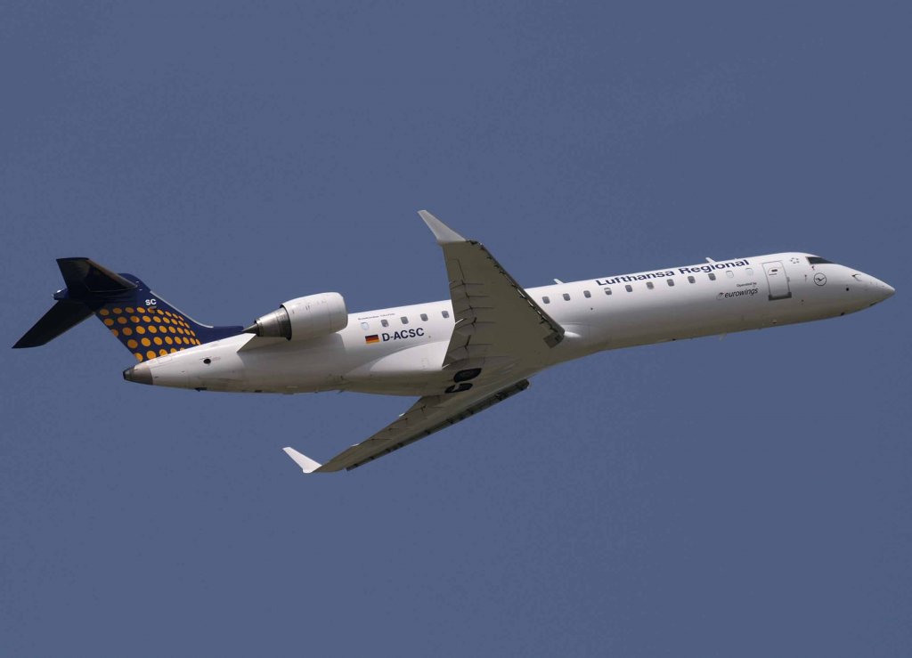 Lufthansa Regional (Eurowings), D-ACSC, Bombardier CRJ-700 ER, 2008.06.02, DUS, Dsseldorf, Germany