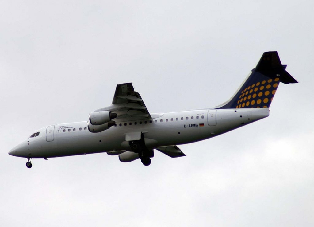 Lufthansa Regional (Eurowings), D-AEWA, BAe 146-300/Avro RJ-100, 2007.08.03, DUS, Dsseldorf, Germany