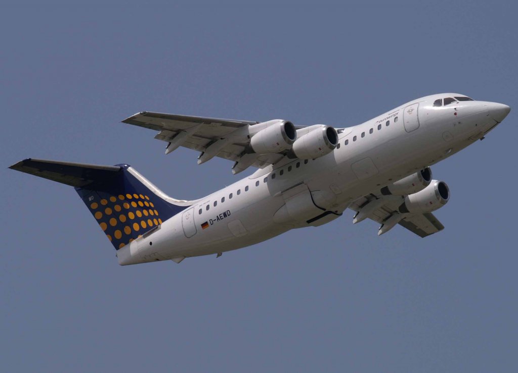 Lufthansa Regional (Eurowings), D-AEWD, BAe 146-200/Avro RJ-85, 2008.06.02, DUS, Dsseldorf, Germany