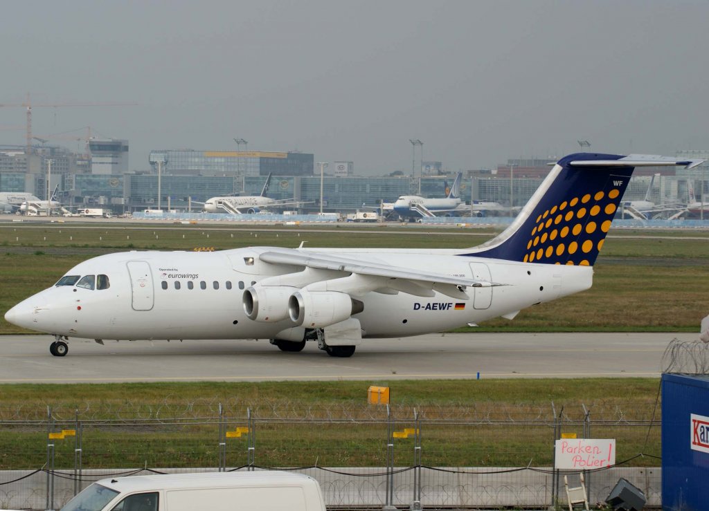 Lufthansa Regional (Eurowings), D-AEWF, BAe 146-200/Avro RJ-85, 2009.09.16, FRA, Frankfurt, Germany