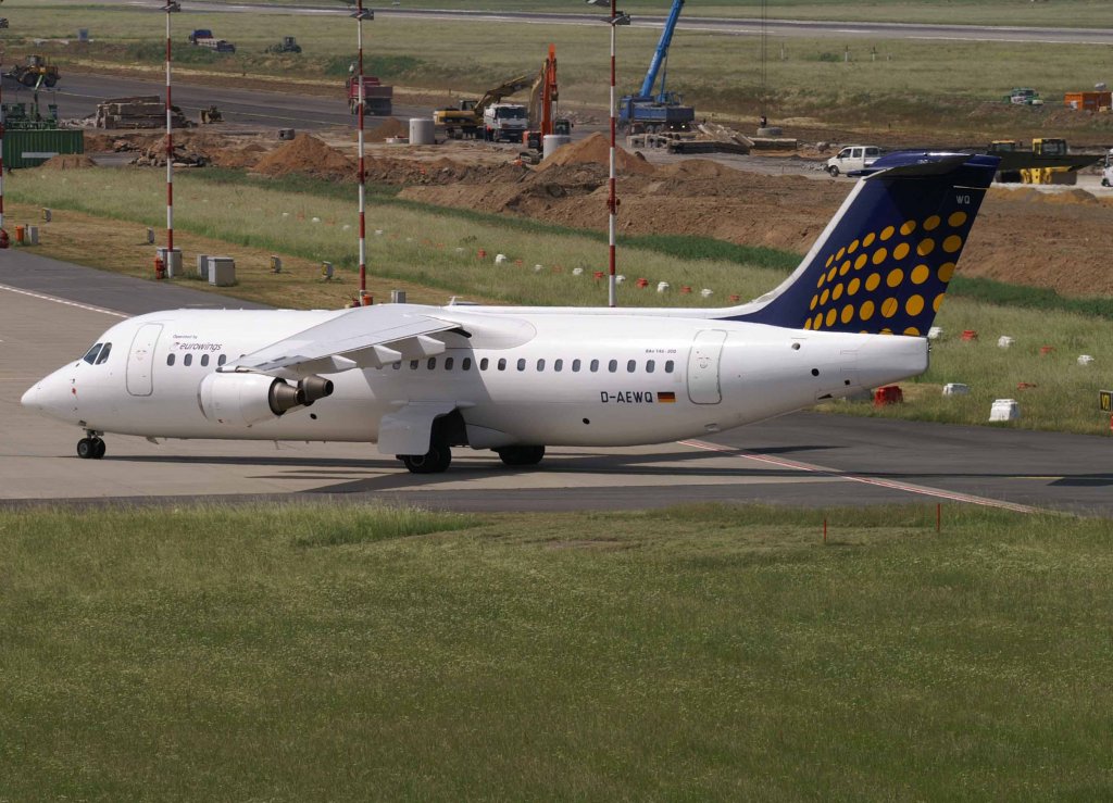 Lufthansa Regional (Eurowings), D-AEWQ, BAe 146-300/Avro RJ-100, 2008.06.02, DUS, Dsseldorf, Germany