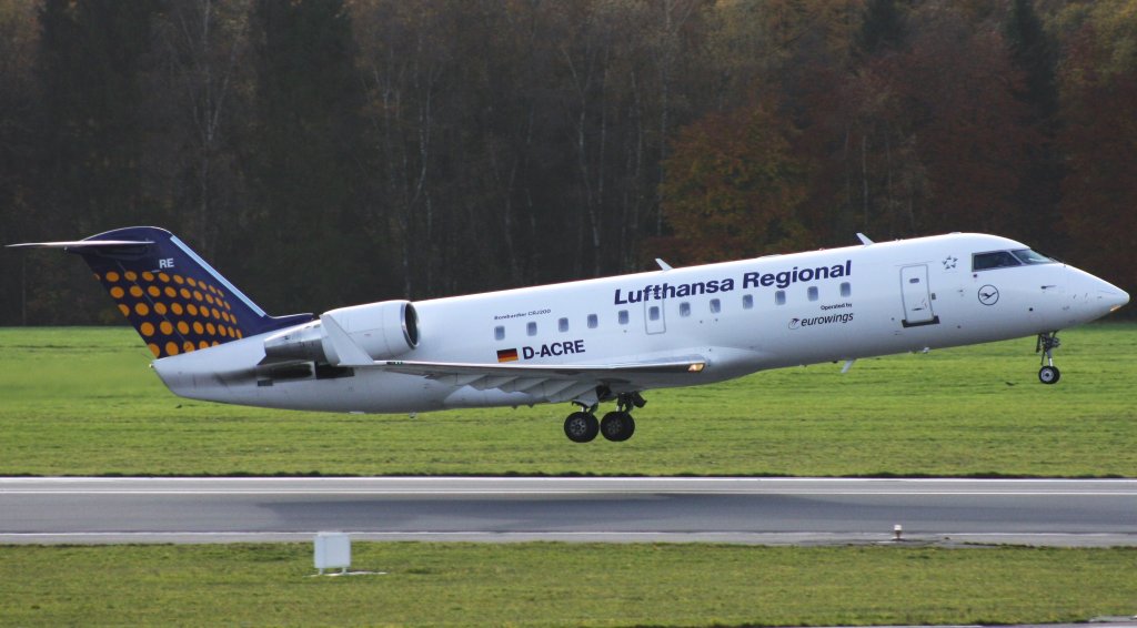 Lufthansa Regional (Eurowings),D-ACRE,Canadair Regional Jet CRJ200ER,05.11.2010,HAM-EDDH,Hamburg,Germany