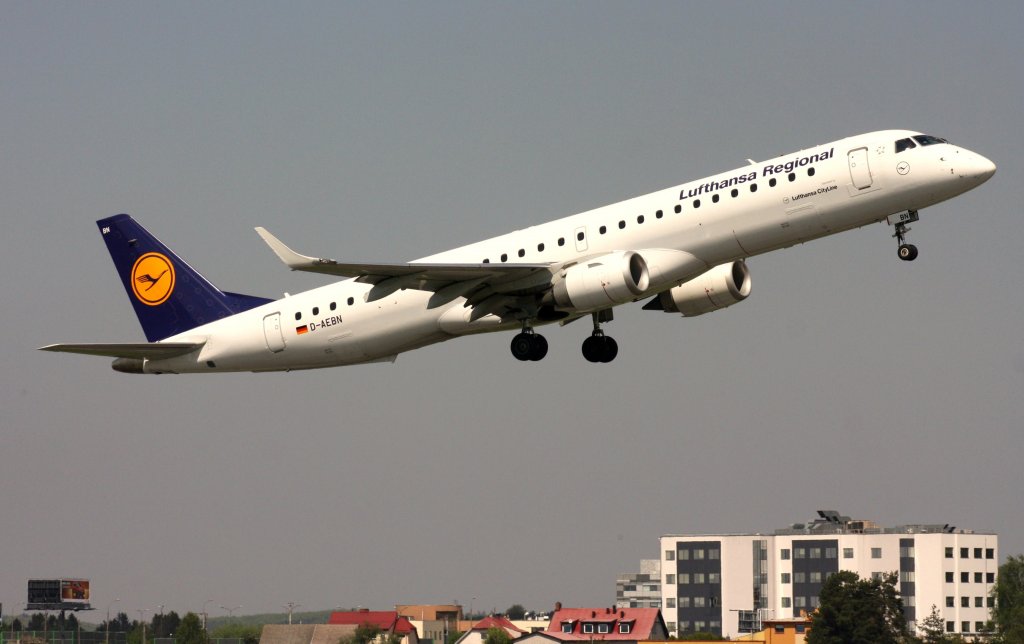 Lufthansa Regional(CityLine),D-AEBN,(c/n19000532),Embraer ERJ-190-200LR,16.05.2013,GDN-EPGD,Gdansk,Polen