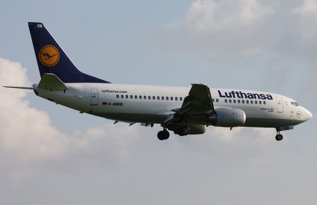 Lufthansa,D-ABEB,Boeing 737-330,23.09.2011,HAM-EDDH,Hamburg,Germany