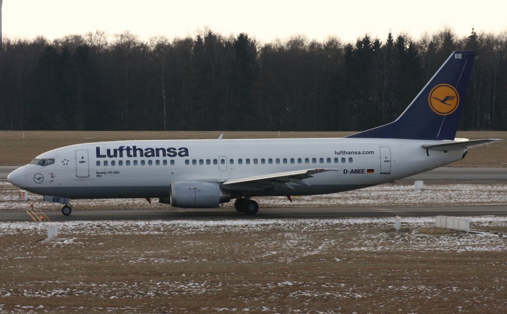 Lufthansa,D-ABEE,(c/n 25216),Boeing 737-330,10.02.2012,HAM-EDDH,Hamburg,Germany