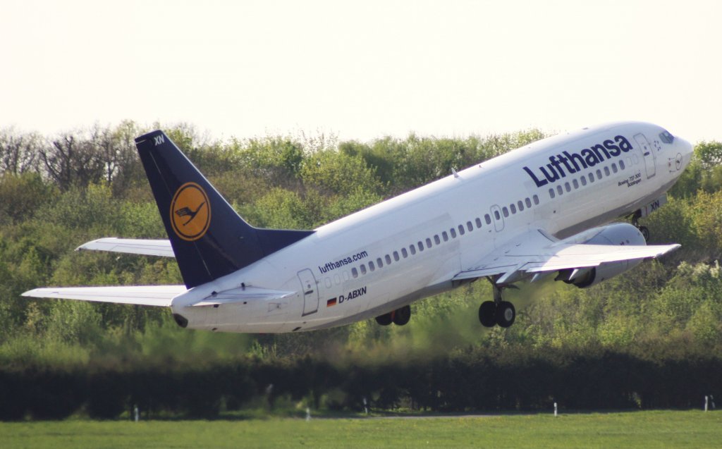 Lufthansa,D-ABXN,(c/n23872),Boeing 737-330,30.04.2012,HAM-EDDH,Hamburg,Germany