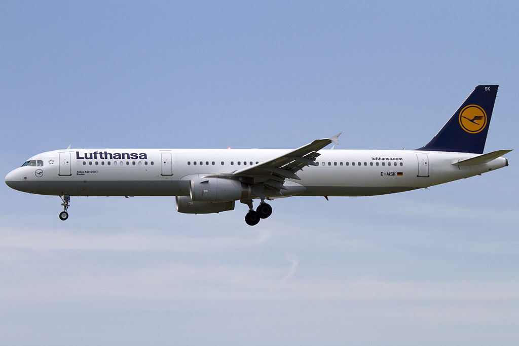 Lufthansa,D-AISK, Airbus, A321-231 18.06.2011, BCN, Barcelona, Spain 





