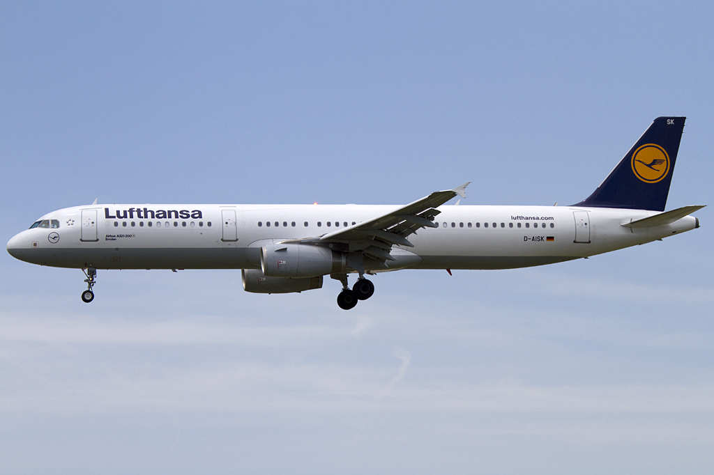 Lufthansa,D-AISK, Airbus, A321-231 18.06.2011, BCN, Barcelona, Spain 





