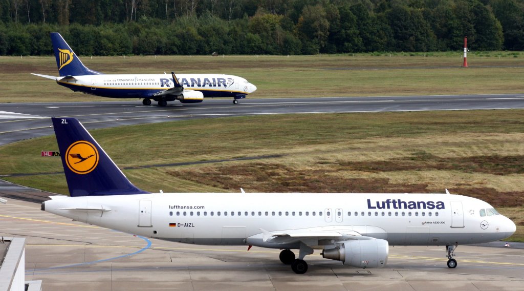 Lufthansa,D-AIZL,(c/n5181),Airbus A320-214,24.09.2012,CGN-EDDK,Kln-Bonn,Germany (startet Ryanair,EI-DAM,(c/n33719),Boeing 737-8AS(WL))