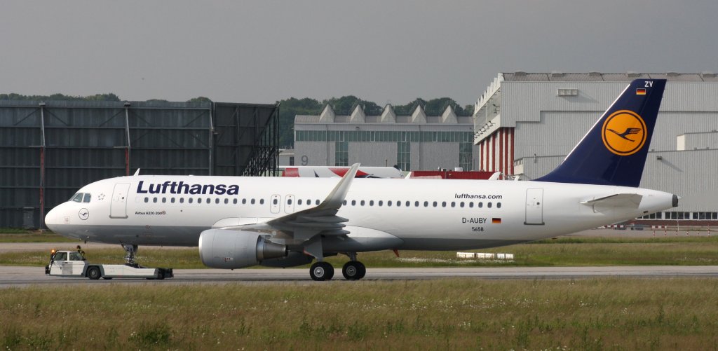 Lufthansa,D-AUBY,Reg.D-AIZV,(c/n5658),Airbus A320-214(SL),10.06.2013,XFW-EDHI,Hamburg-Finkenwerder,Germany