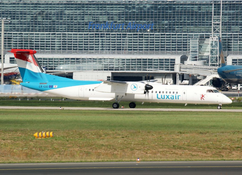 Luxair, LX-LGC, DHC 8Q-400, 10.09.2011, FRA-EDDF, Frankfurt, Germany
