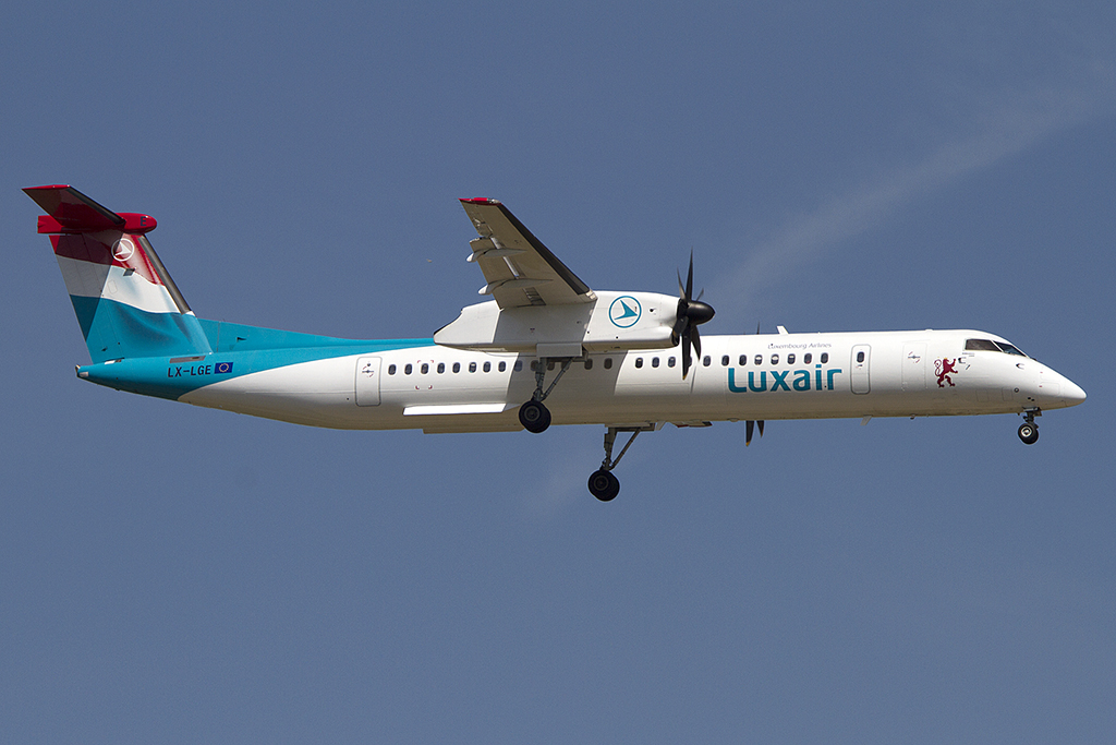 Luxair, LX-LGE, deHavilland, DHC-8Q 402, 26.05.2012, FRA, Frankfurt, Germany 



