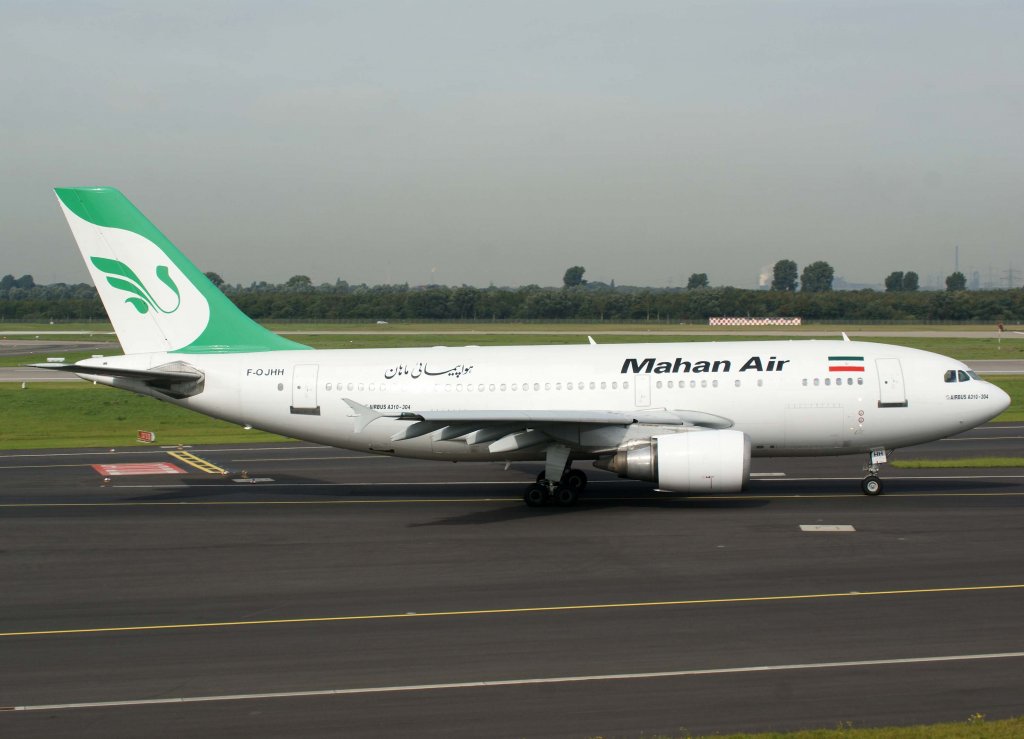 Mahan Air, F-OJHH, Airbus A 310-300 ET, 2010.09.23, DUS-EDDL, Dsseldorf, Germany 

