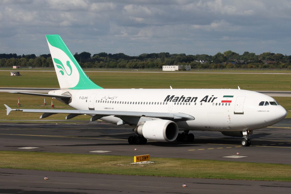Mahan Air, F-OJHI, Airbus, A 310-300 ET, 22.09.2012, DUS-EDDL, Dsseldorf, Germany
