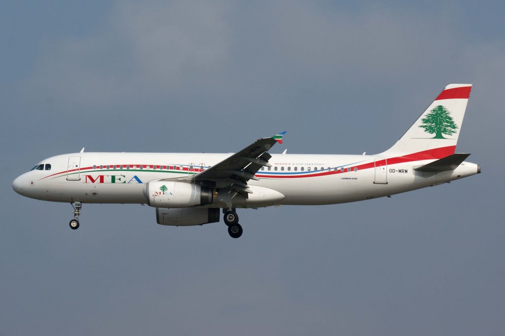MEA Middle East Airlines, OD-MRM, Airbus, 320-200, 13.04.2012, FRA-EDDF, Frankfurt, Germany