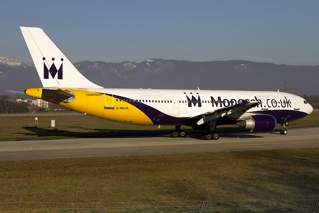Monarch Airlines, G-MAJS, Airbus, A300-605R, 29.12.2012, GVA, Geneve, Switzerland




