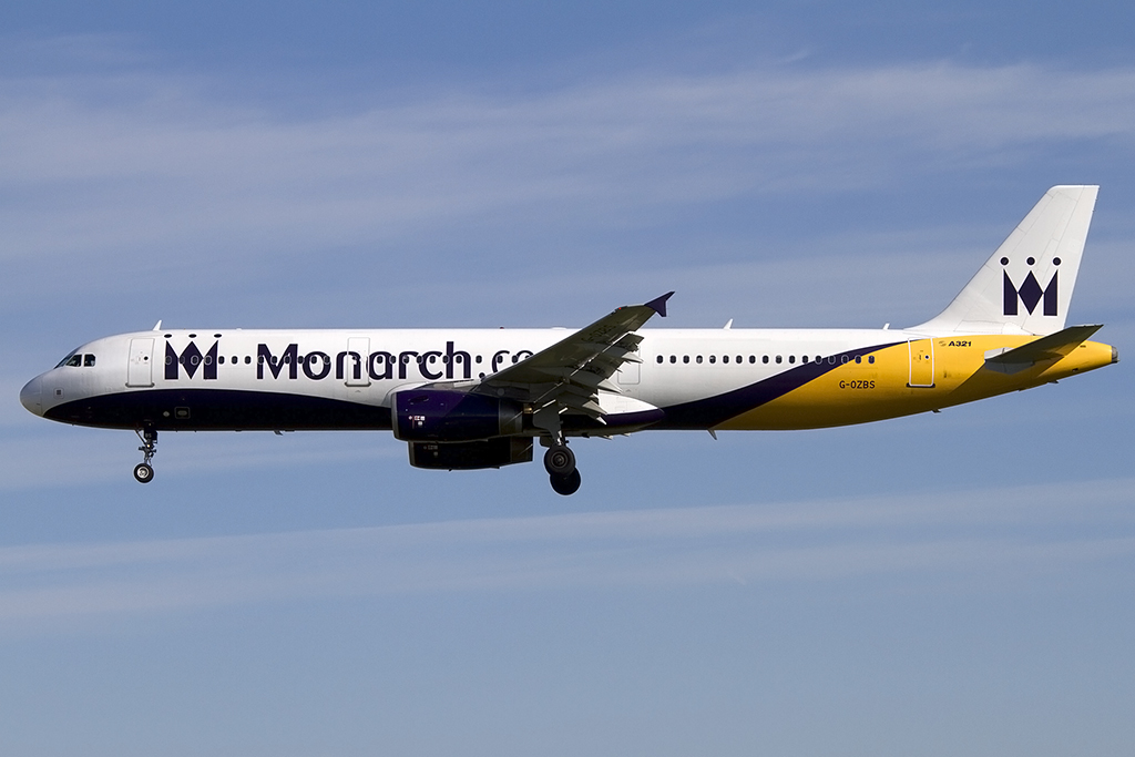 Monarch Airlines, G-OZBS, Airbus, A321-231, 01.05.2013, BCN, Barcelona, Spain 




