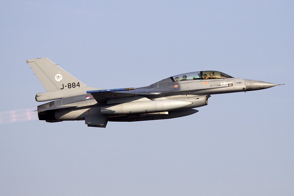 Netherlands - Air Force, J-884, General-Dynamics, F-16BM Fighting-Falcon, 18.09.2009, EBBL, Kleine Brogel, Belgien 

