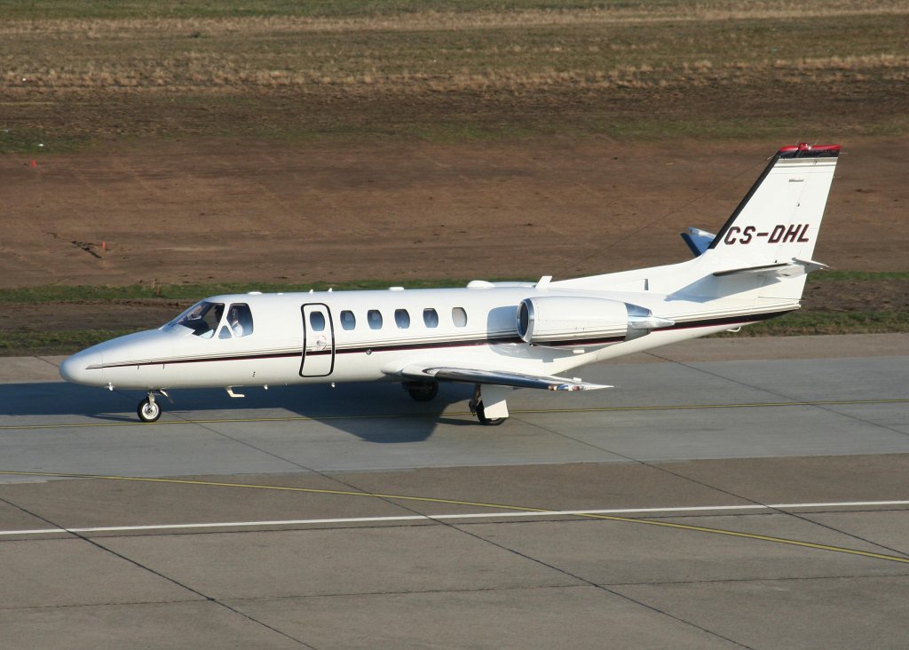 NetJets Europe Cessna550 Citation Bravo CS-DHL am 31.10.2009 auf dem Flughafen Berlin-Tegel