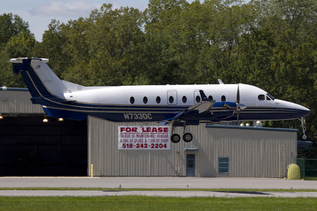 Niagara Mohawk, N733DC, Beechcraft, 1900, 29.08.2011, ALB, Albany, USA 





