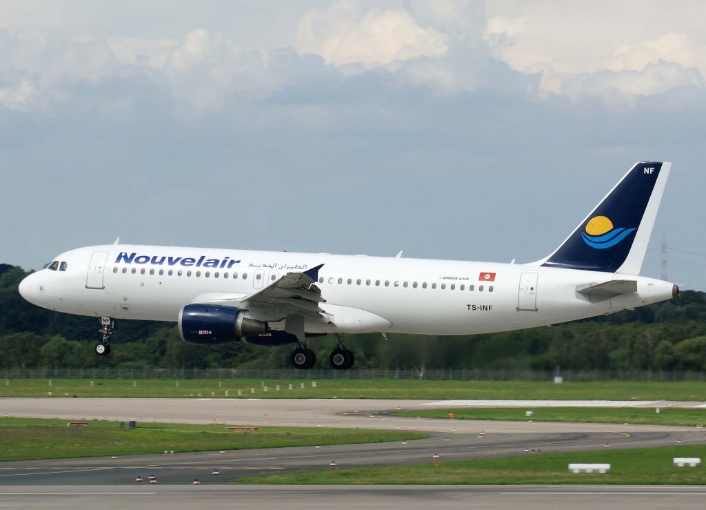 Nouvelair Tunisie, TS-INF, Airbus A 320-200, 2010.08.28, DUS-EDDL, Dsseldorf, Germany 

