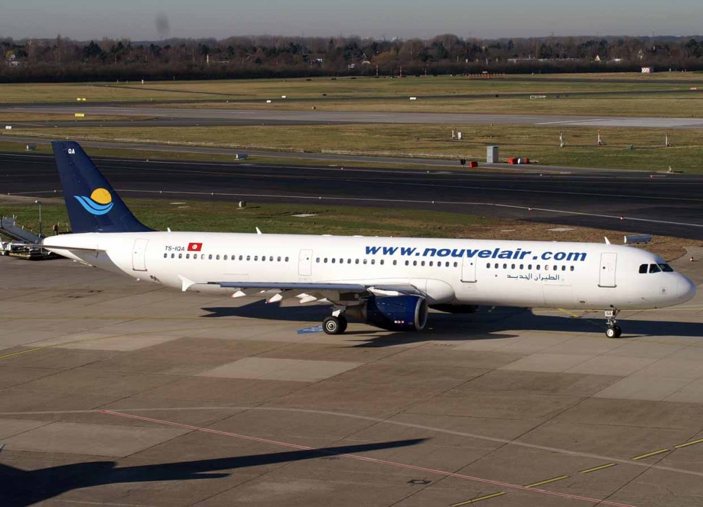Nouvelair Tunisie, TS-IQA, Airbus A 321-200, 2008.02.09, DUS-EDDL, Dsseldorf, Germany 

