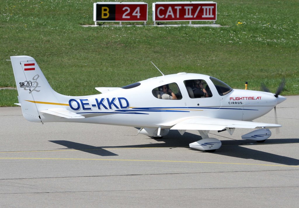OE-KKD, Cirrus, SR-20 G-2, 24.04.2013, EDNY-FDH, Friedrichshafen, Germany